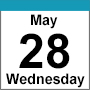 May 28 Wednesday